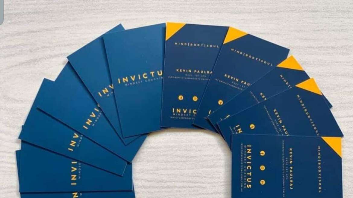 Invictus Business Cards